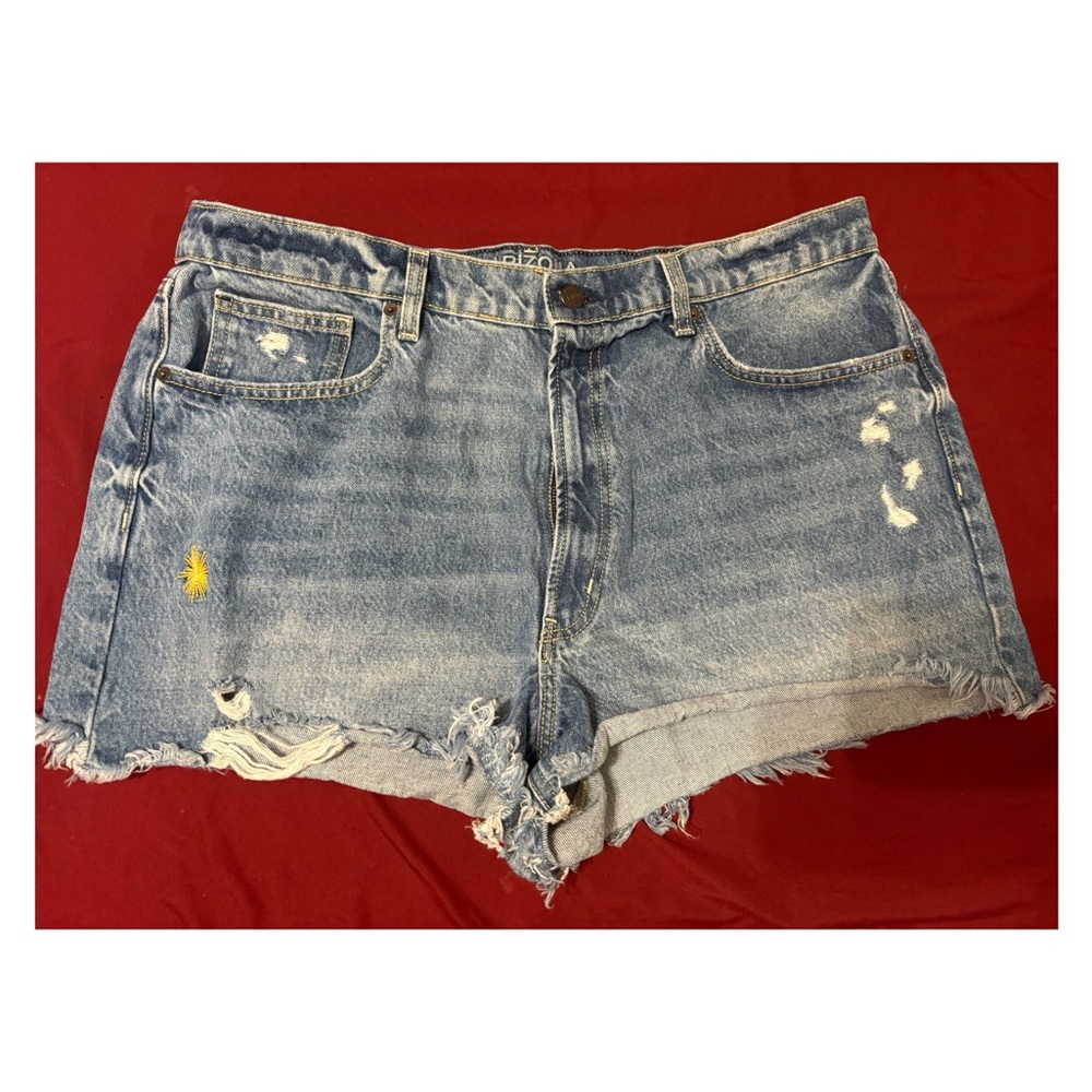 Arizona Jean Shorts with Embroidery